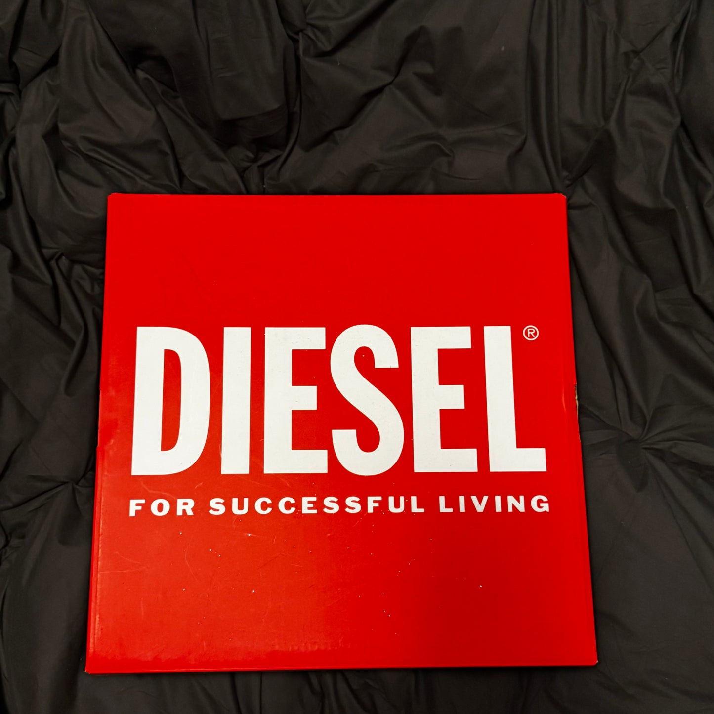Diesel Black Heeled Boots Silver Logo