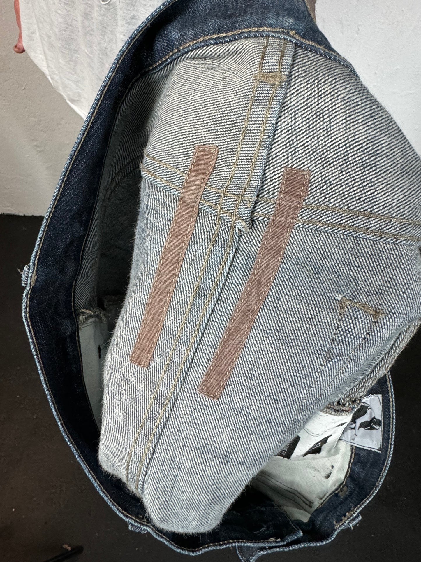 RICK OWENS DENIM SKIRT