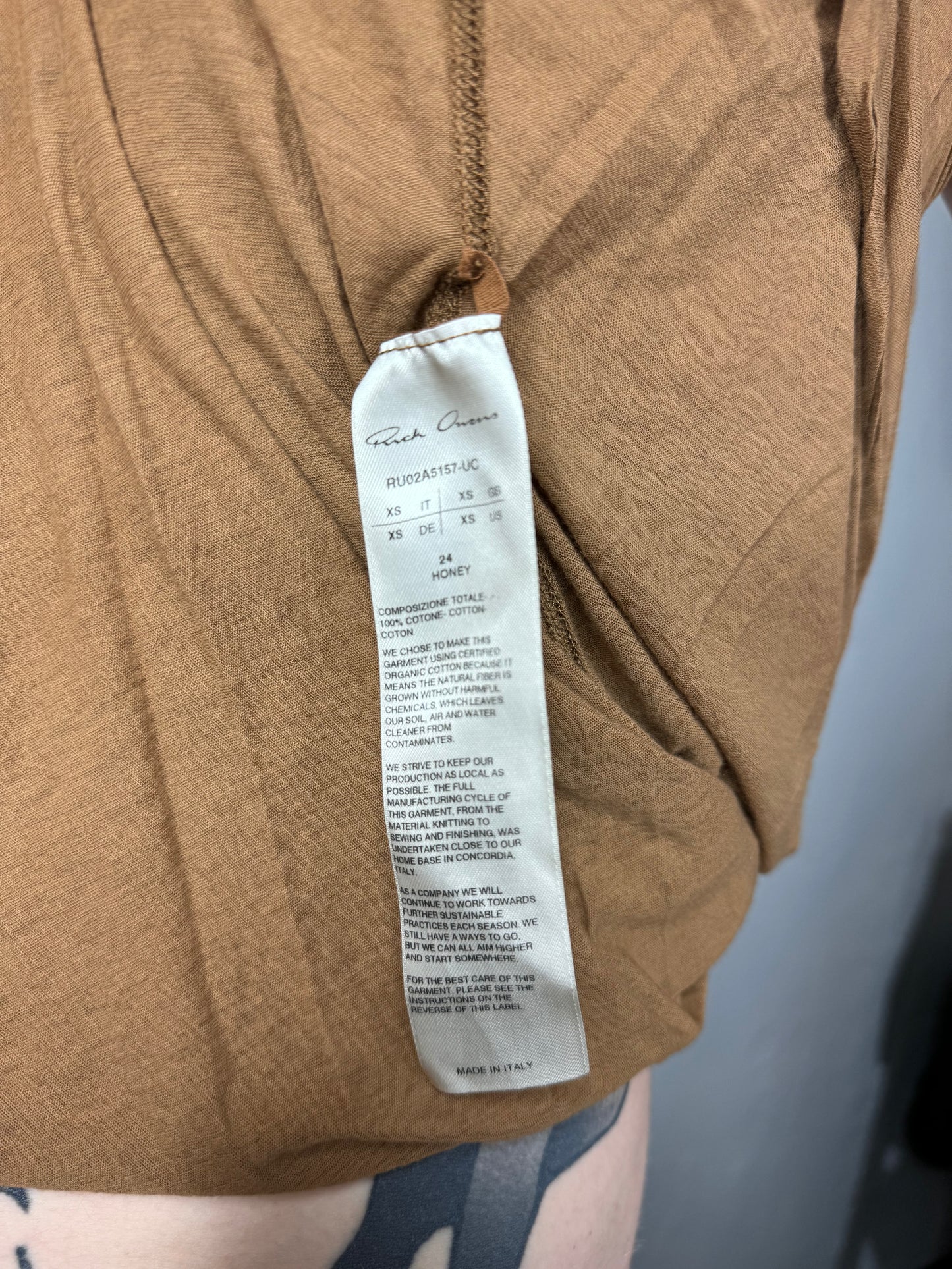 RICK OWENS DYLAN TEE