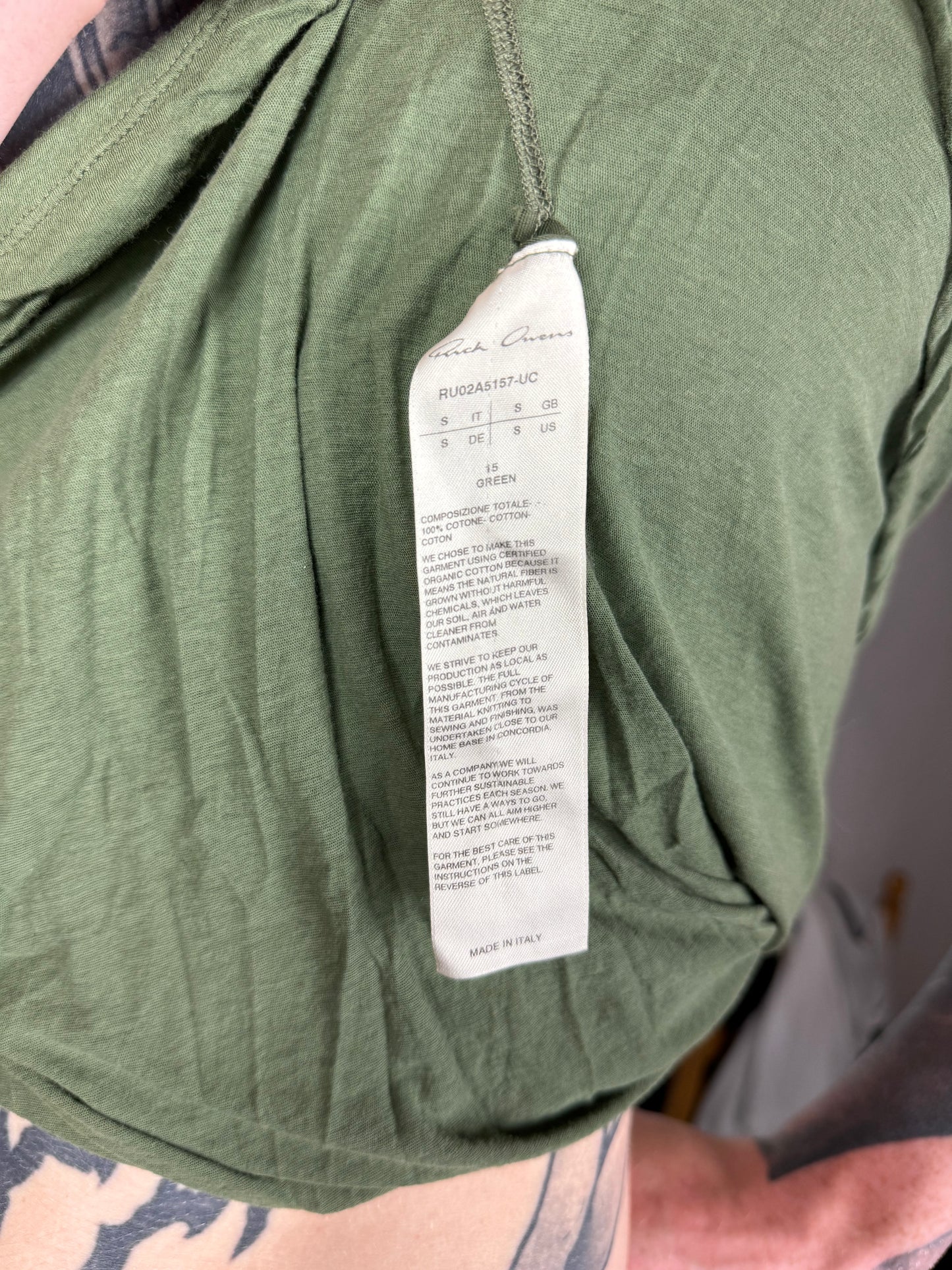 RICK OWENS DYLAN TEE