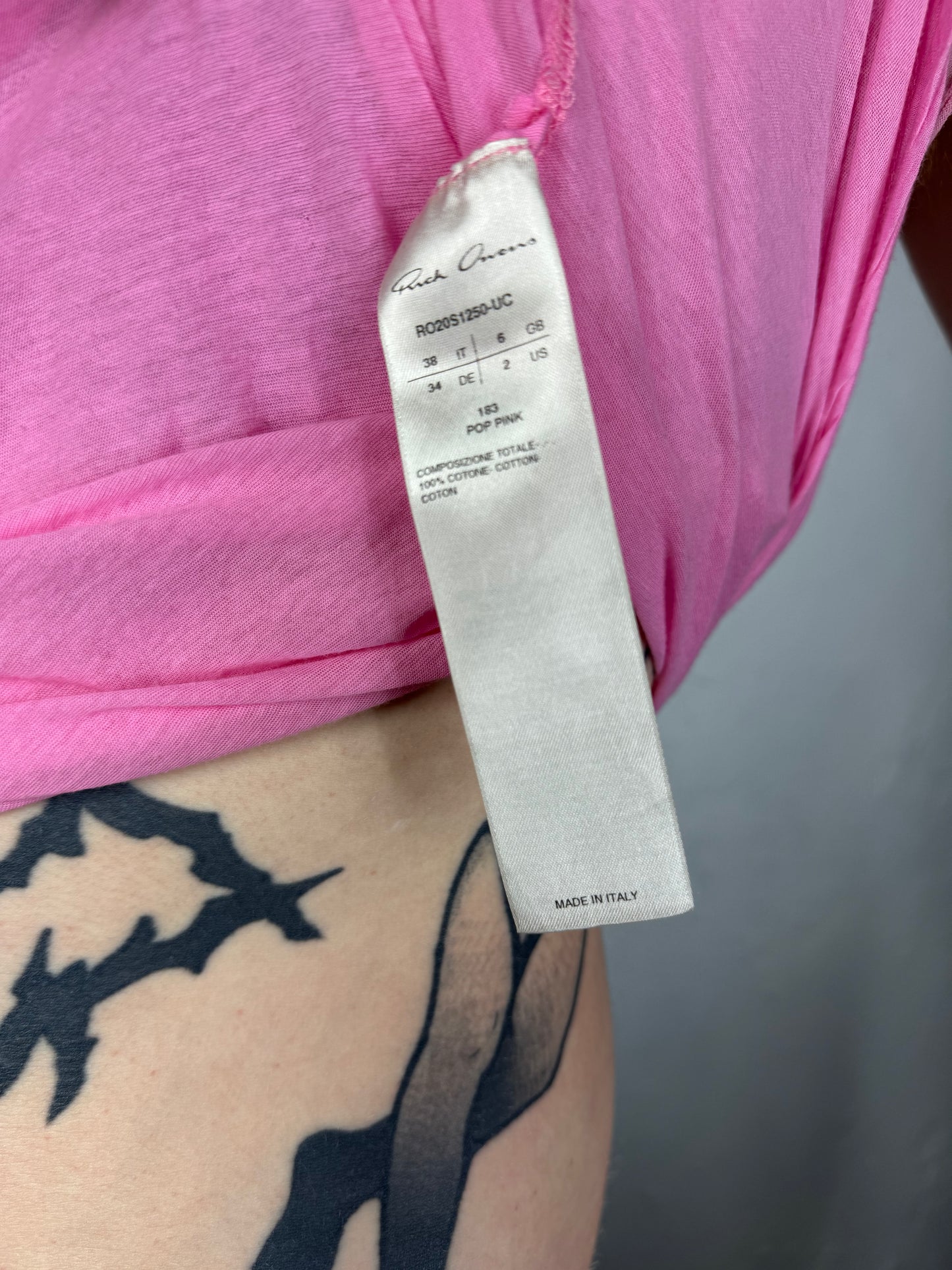 RICK OWENS DYLAN TEE