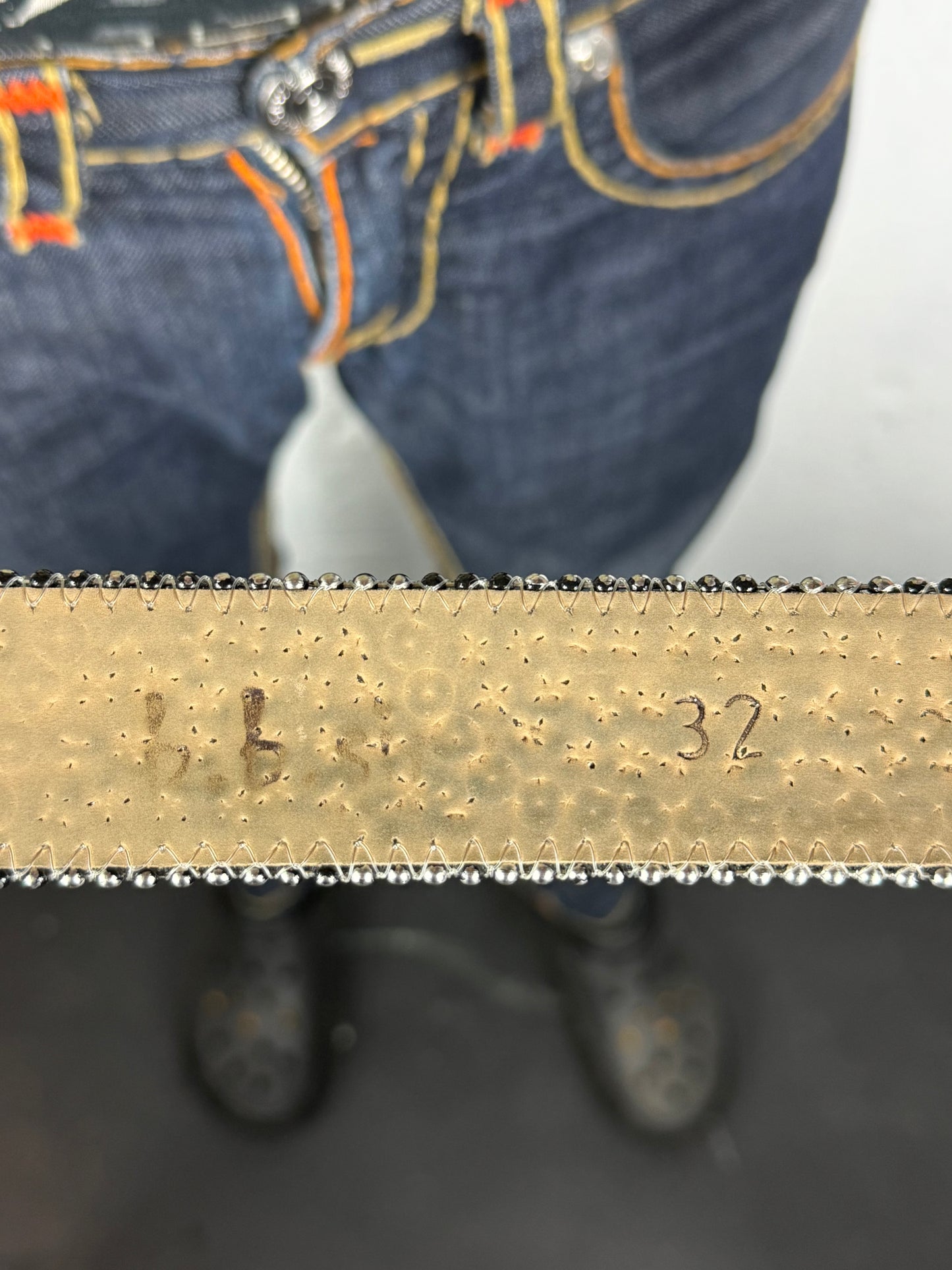 B.B. SIMON SKULL BELT