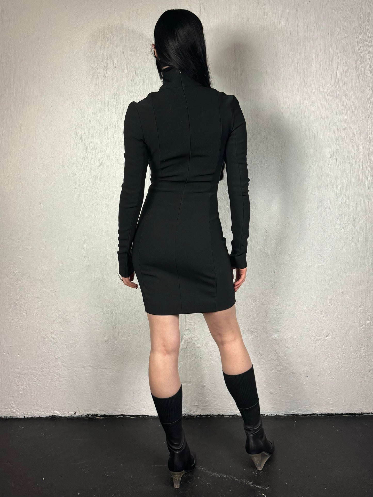 MUGLER PRE-FALL 2015 GROMMET DRESS
