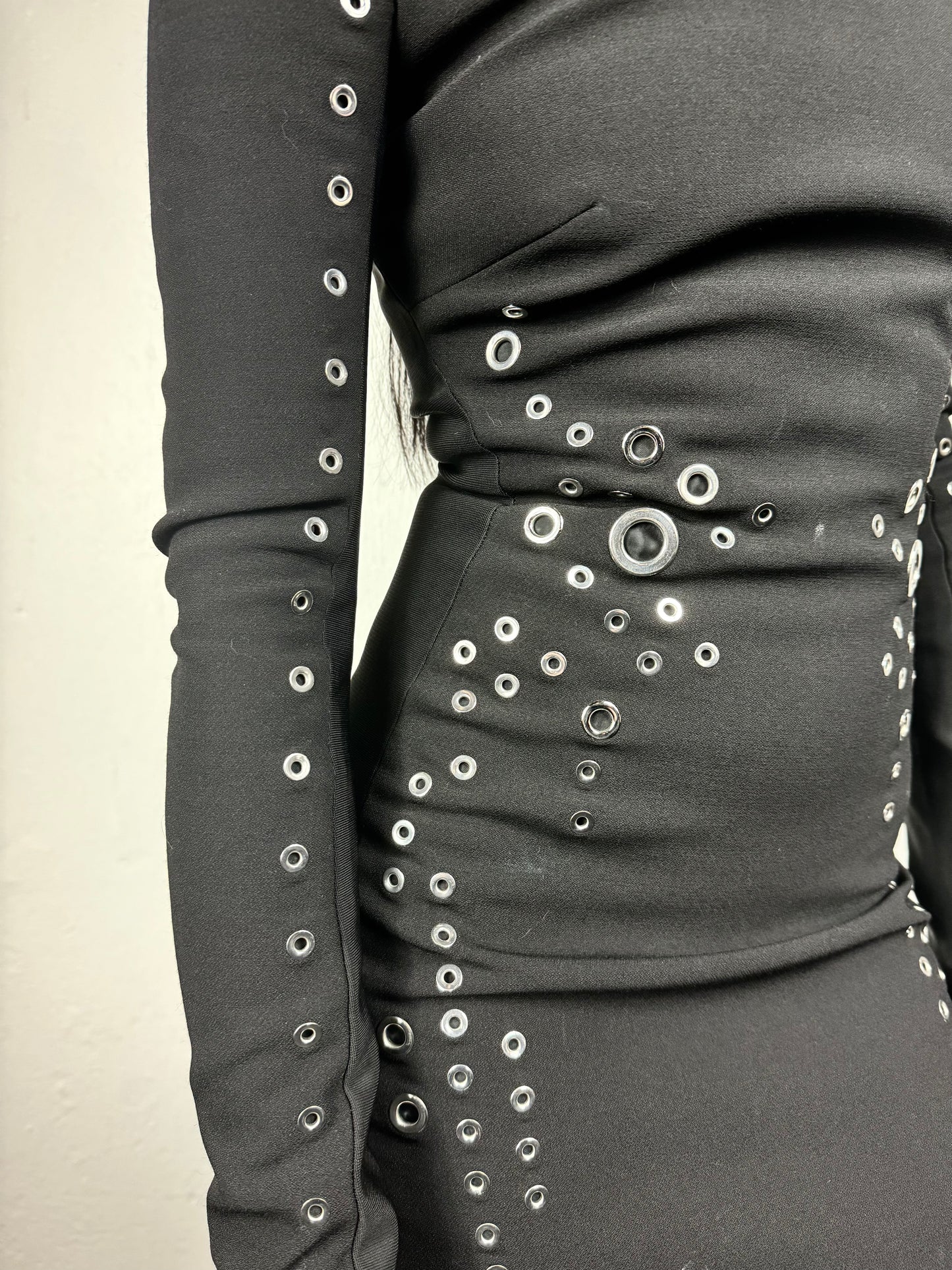 MUGLER PRE-FALL 2015 GROMMET DRESS