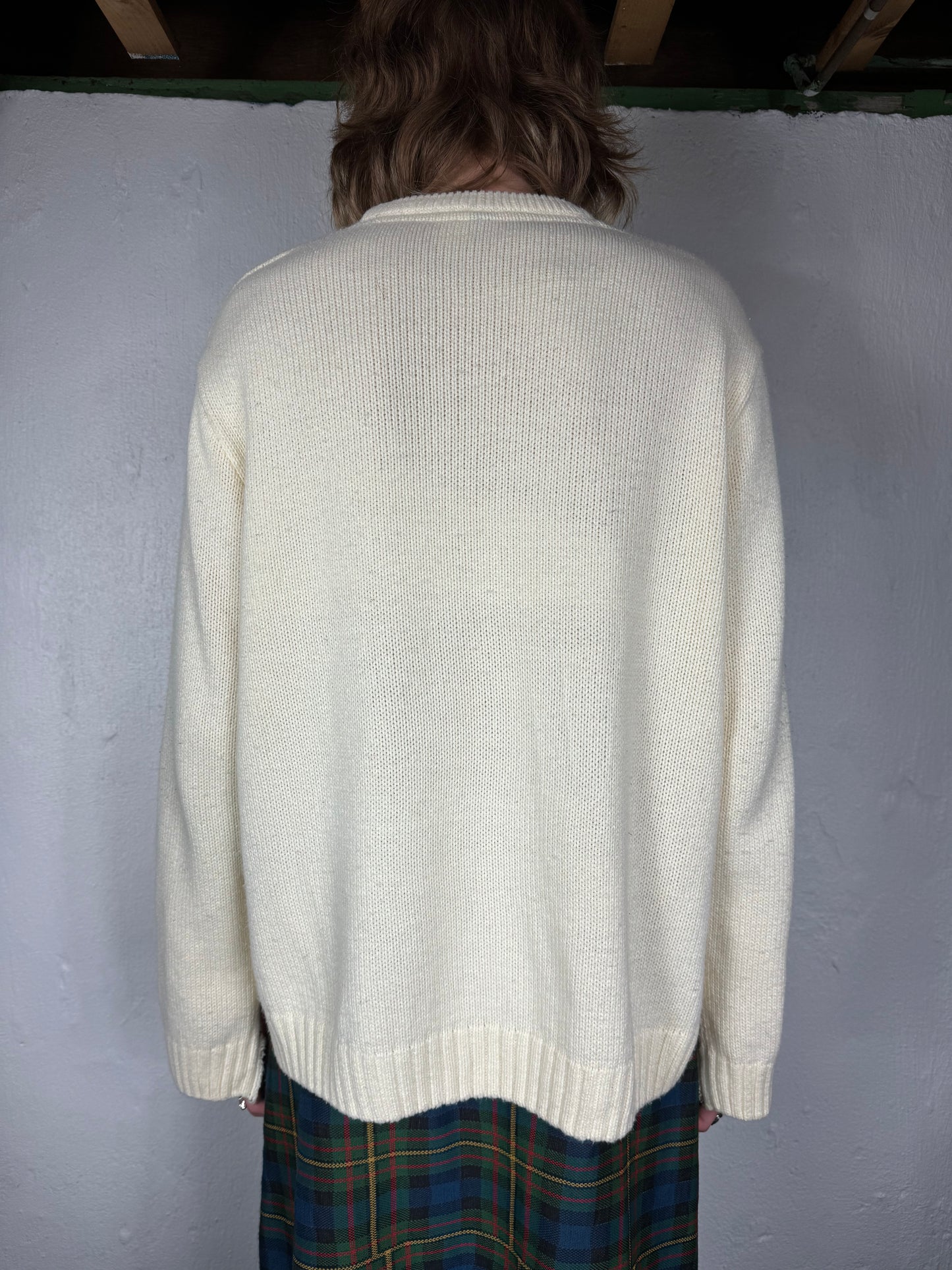 VONAUDY GREEN LOGO KNIT